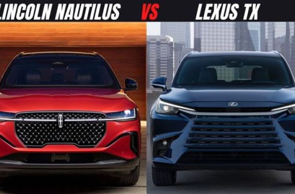 A head-to-head comparison of the 2025 Lincoln Nautilus and the 2025 Lexus RX 350.