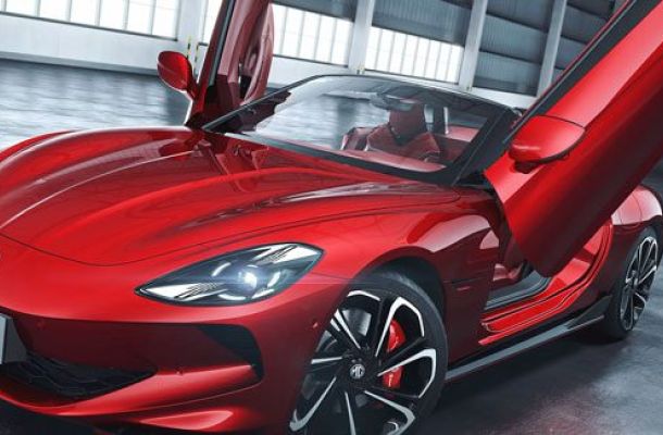 MG Cyberster scissor doors