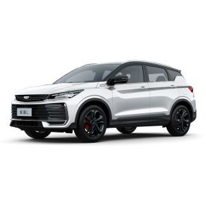 Geely Binyue L 2025 1.5TD DCT Star Glory Edition Confident White A white Geely Binrui L SUV displayed against a white background.