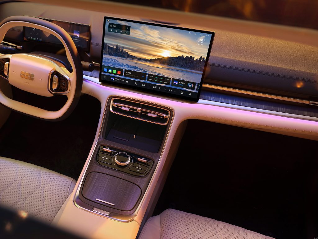 Geely Galaxy A7 central control