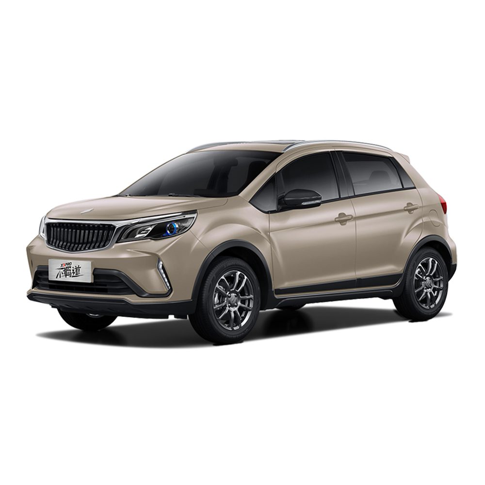 Geely Livan X3 Pro 2024 1.5L CVT XiaoSa Streamer Gold A beige SUV presented against a white background.
