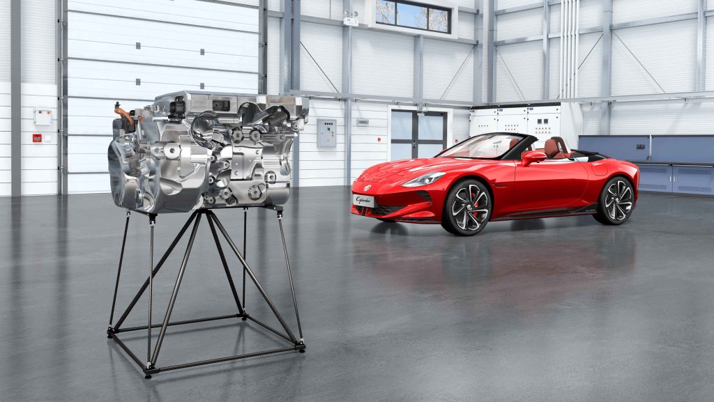 MG Cyberster 2024 501km Glamour Heart Edition dual permanent magnet synchronous motors