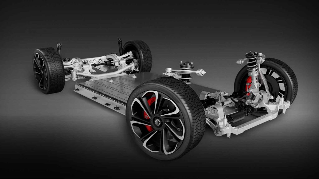 MG Cyberster 2024 501km Glamour Heart Edition suspension