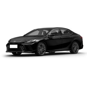 A black Toyota sedan.