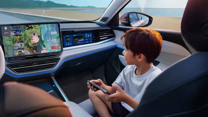 Volkswagen Passat Pro 2025 300TSI Longyao Edition Co-pilot Entertainment Screen