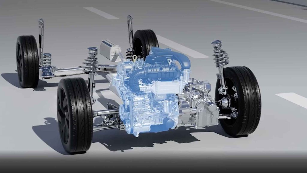 Volkswagen Tharu XR 2025 300TSI Rui Xiang Edition Powertrain