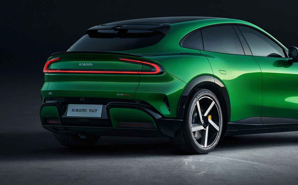 Xiaomi YU7 wide tires