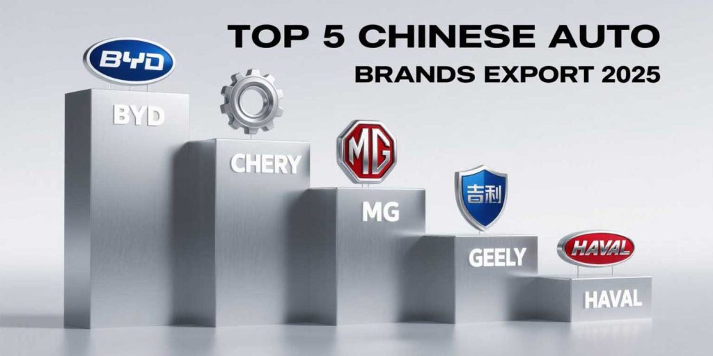 2025 TOP 5 Chinese Automobile Export Brands