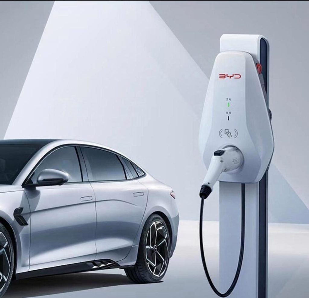 BYD vs Geely Electric Cars Which One Is Better in 2025 blog Illustrations BYD Charging Post