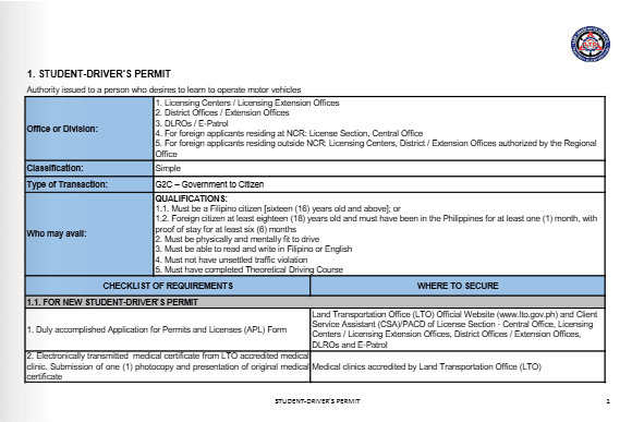 Documents Required for Registration of Imported Motor Vehicles in the Philippines