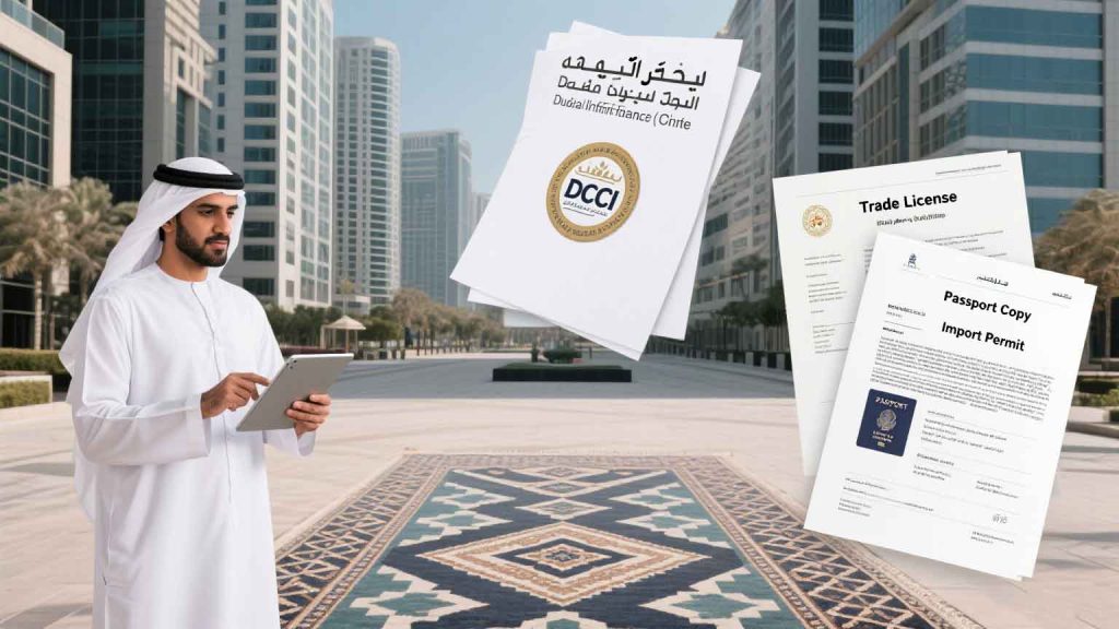 Documents for importing cars from China to Dubai