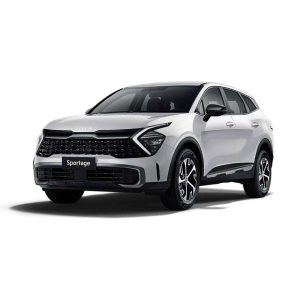 KIA Sportage 2025 1.5T 2WD Luxury Edition Pearl White A white Kia Sportage SUV.