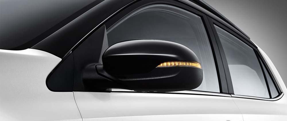 KIA kx1 Exterior Mirrors with Integrated Turn Signal Lamps