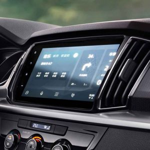 SKODA KAMIQ 2025 1.5L Auto Comfort Edition 9-inch Multi-touch Display Car's infotainment screen displaying Chinese - language interface with music and radio options.