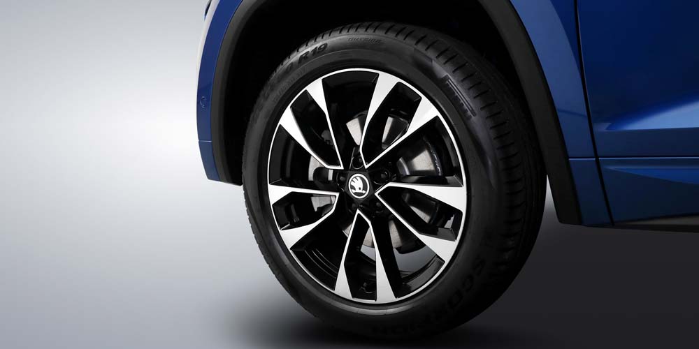 SKODA KODIAQ 2025 19-inch Dual-tone Precision Alloy Wheel Hubs