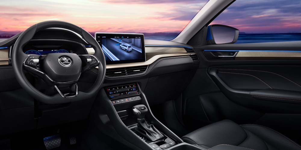 SKODA KODIAQ 2025 Wing-inspired Floating Interior Design
