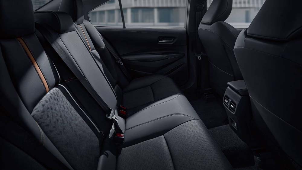 Toyota Levin Spacious Rear Cabin