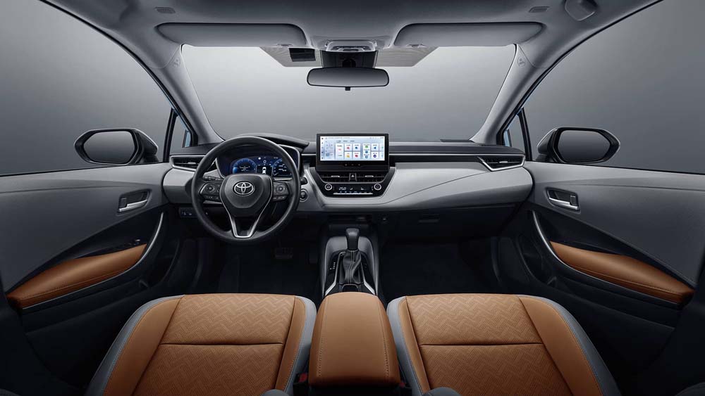 Toyota Levin brown interior