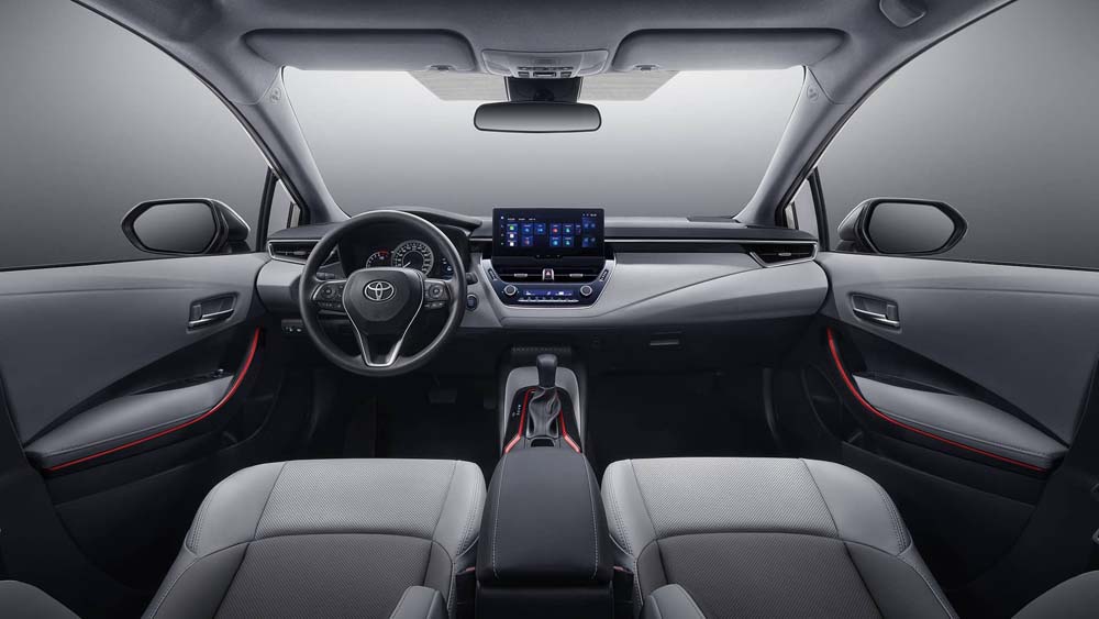 Toyota Levin gray interior