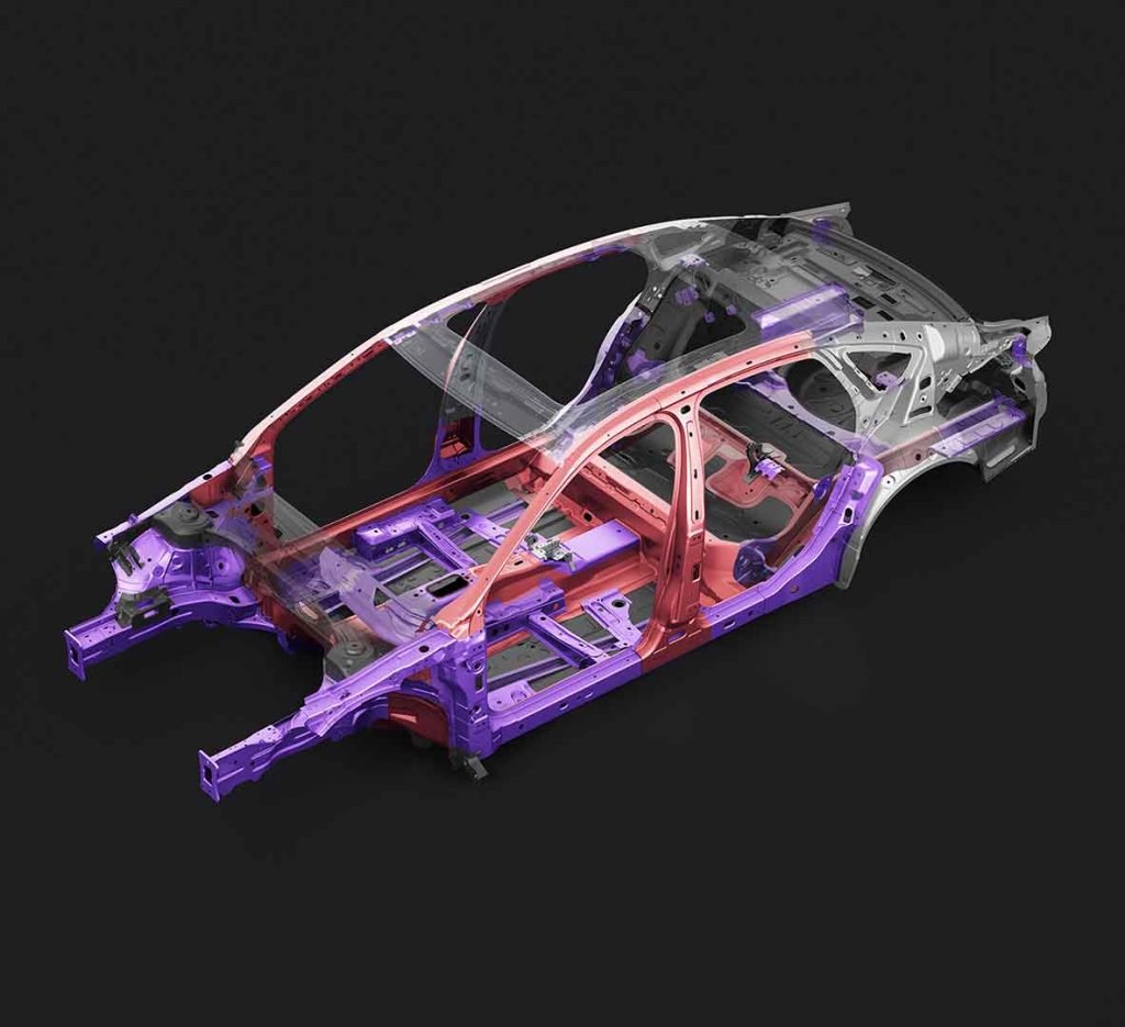 Volkswagen Magotan 2025 300TSI DSG Premium Edition cage body structure