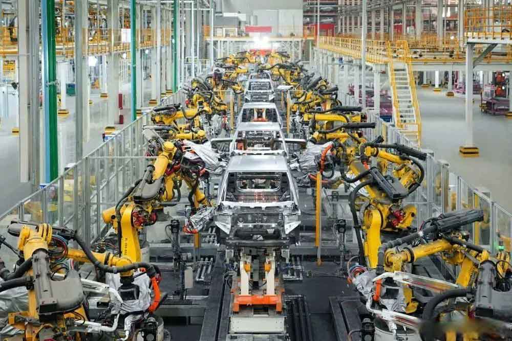 Why Are Chinese Cars So Cheap blog illustrations China Automotive Automated Production Line