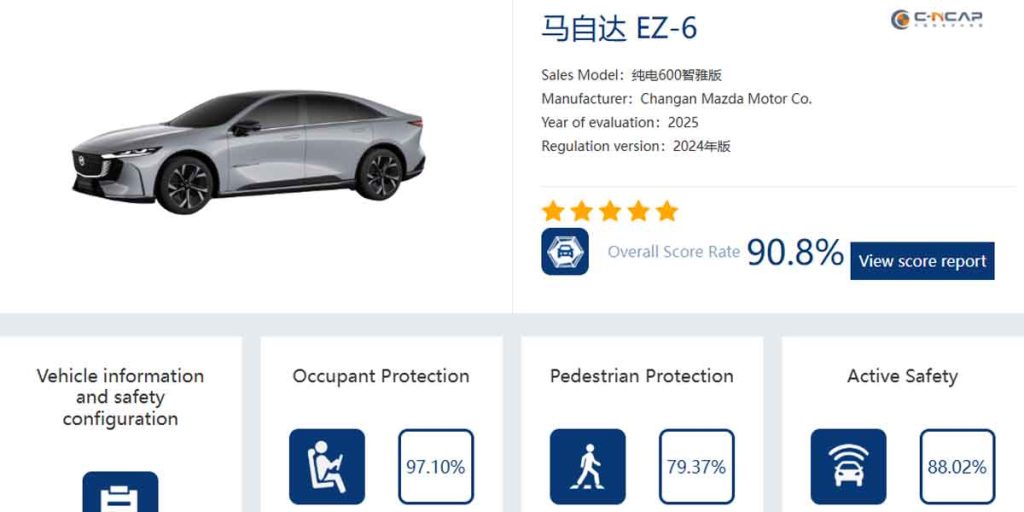 C-NCAP assessment results