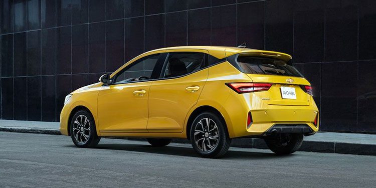 Chevrolet Aveo Rear Three-Quarter