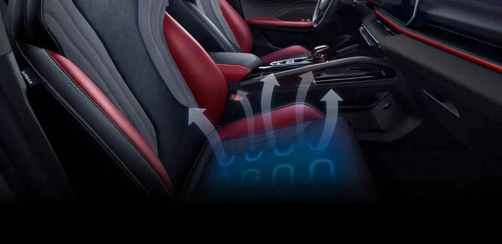 Geely Coolray 2025 ventilated seats