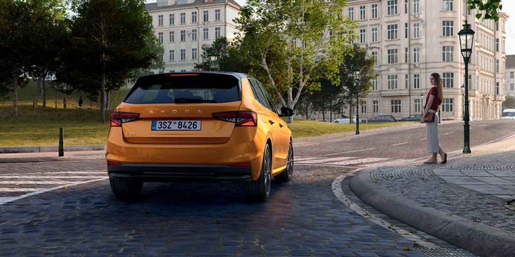 Skoda Fabia Rear Elevation