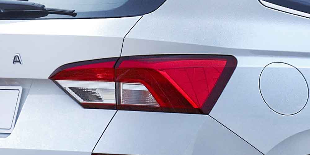 Skoda Kamiq C-shaped three-dimensional dazzling taillights
