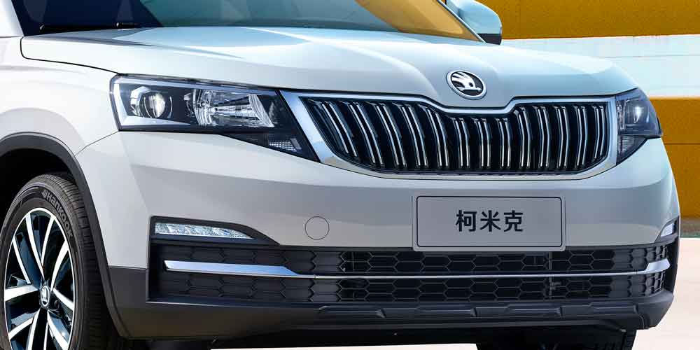 Skoda Kamiq integrated expansive front fascia