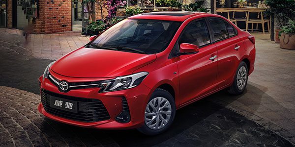 Toyota Vios models produced in China