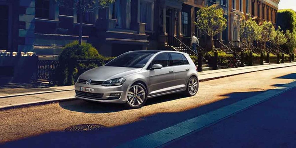 Volkswagen golf 7 seitenansicht