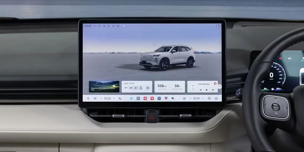 2026 GWM Haval H6 PHEV central control
