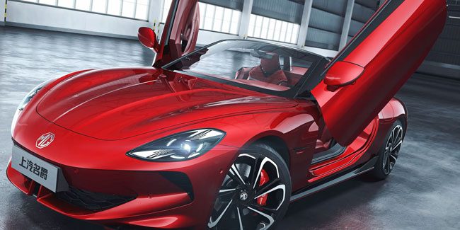 MG Cyberster scissor doors
