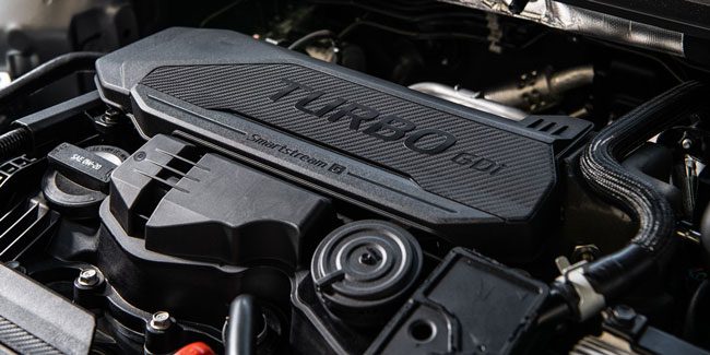 2021 K5 EX 1.6T FWD engine