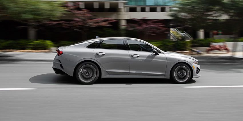 2021 K5 GT-Line AWD Profile Shot