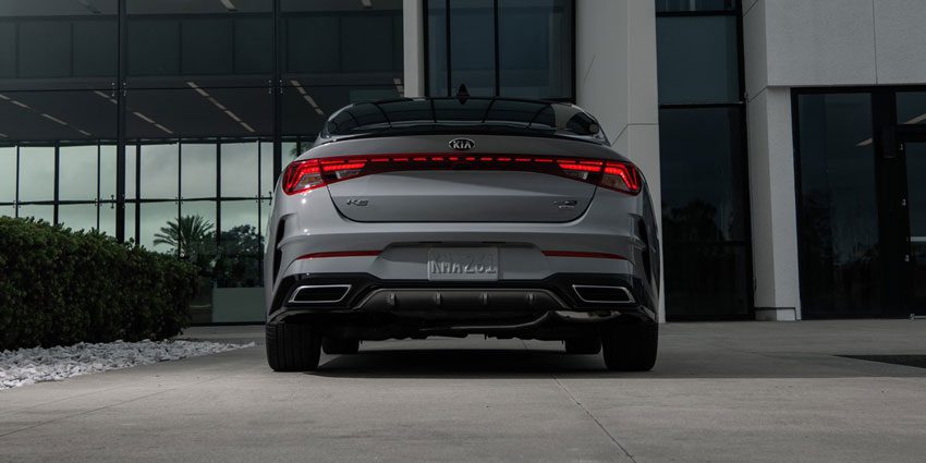 2021 K5 GT-Line AWD Rear Elevation