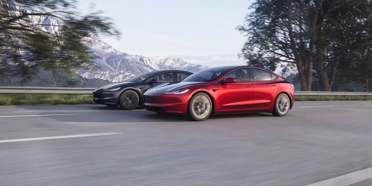 2023 Tesla Model 3 Rolling Shot