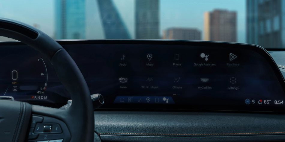 2025 Cadillac CT5 33-inch 9K curved screen