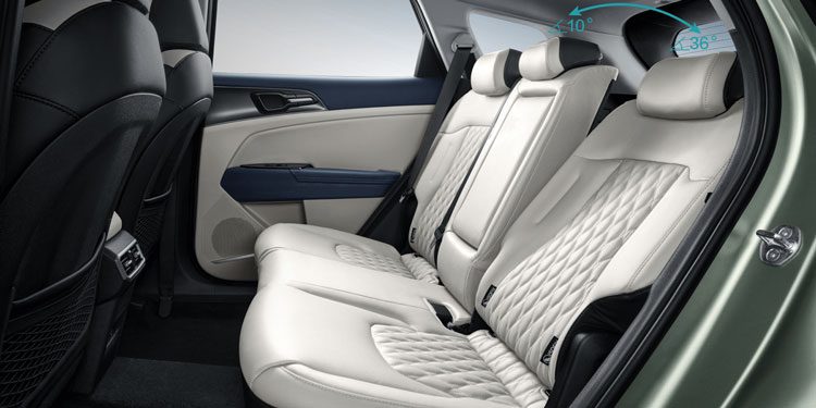2025 Kia Sportage rear seats