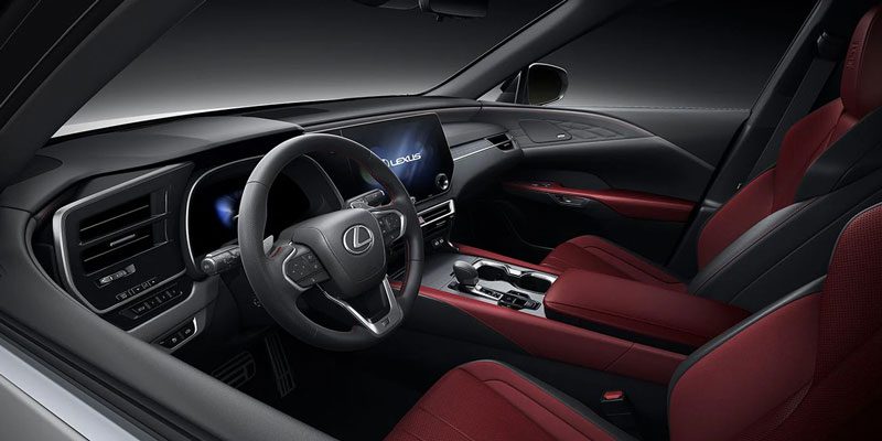 2025 Lexus RX 350 F Sport Interior Shot