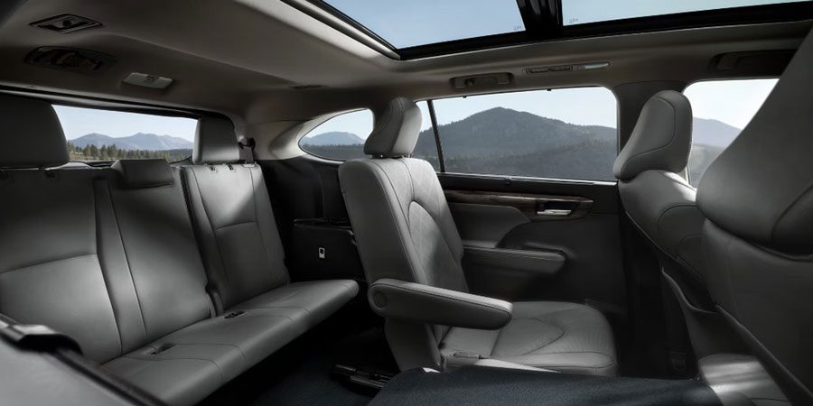 2025 Toyota Highlander rear seats