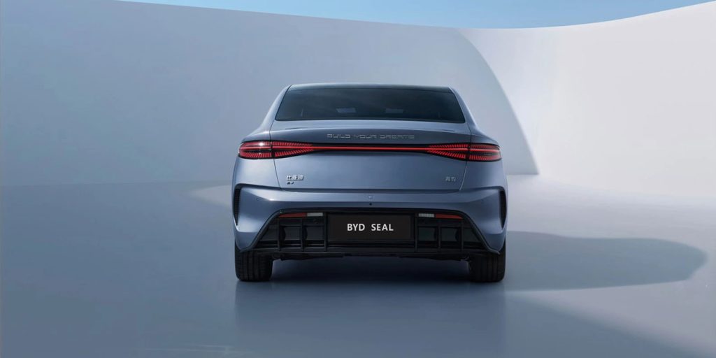 BYD Seal 2025 Rear Elevation