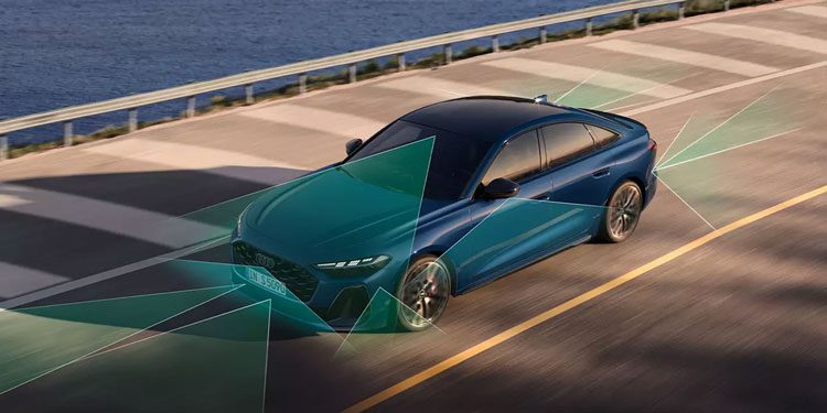 The 2025 Audi A5 is equipped with LiDAR