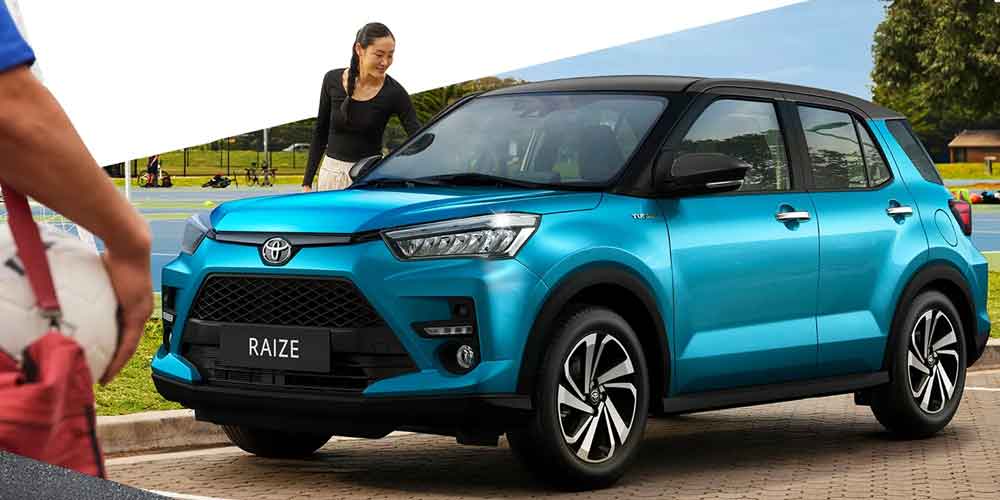 Toyota Raize Turquoise Mica Metallic exterior