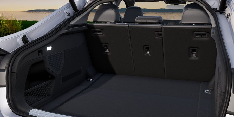 Trunk view of the All new 2025 Audi A5