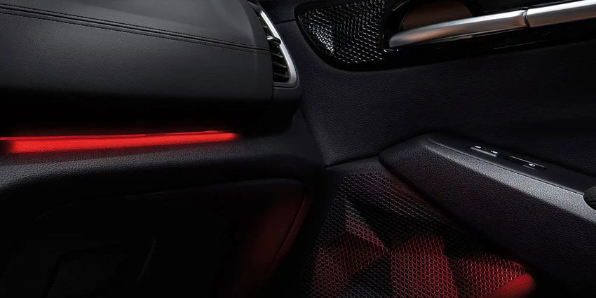 2025 Kia Seltos with ambient mood lighting interior