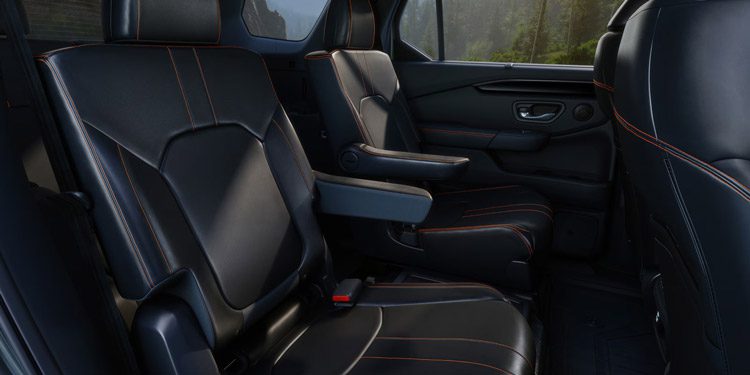 2026 Honda Pilot second-row seat space