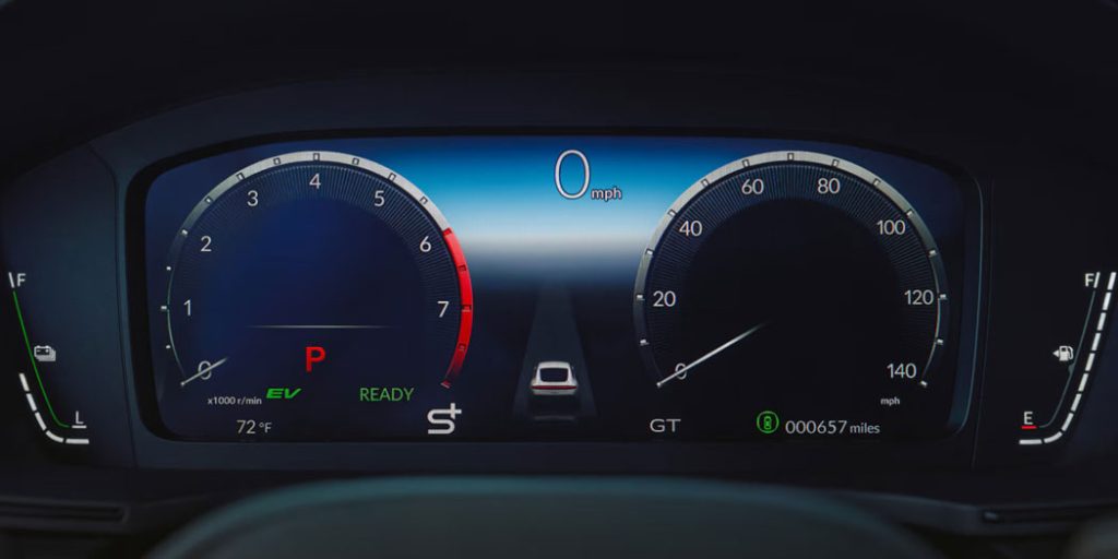 2026 Honda Prelude 10.2-Inch Digital Instrument Cluster